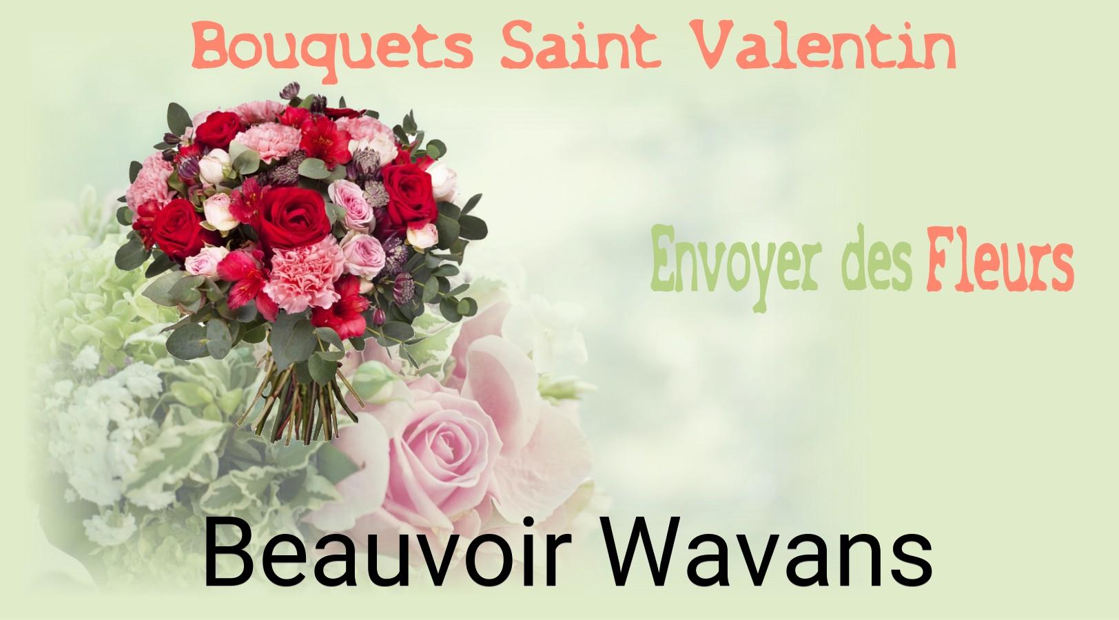 Roses de Saint-Valentin livrées à Beauvoir-Wavans